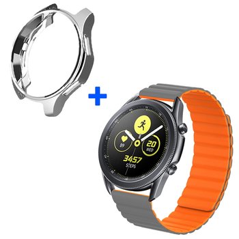 수나르 갤럭시기어S3 클래식 46mm 호환 슬림 케이스 마그네틱 실리콘 밴드 스트랩
