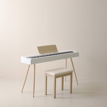 [2026년형 DT200C SP]최신 디지털 피아노 88해머, OLED표시창, 정품의자+헤드폰 증정/화이트입고