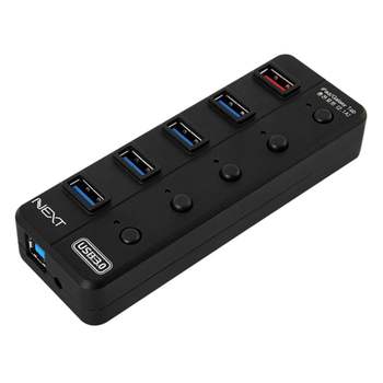 USB3.0 5포트 USB허브 개별스위치 및 스마트폰 이지넷유비쿼터스 NEXT UH305