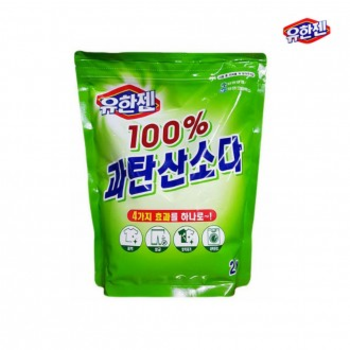 유한젠 산소계표백제 과탄산소다 2kg 살균 얼룩 표백효과