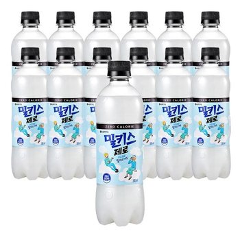롯데칠성음료 밀키스 제로 500ml 12개 (10323627)