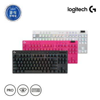 로지텍코리아 공식 G PRO X TKL LIGHTSPEED 리니어(적축) 블랙  무선 게이밍 키보드