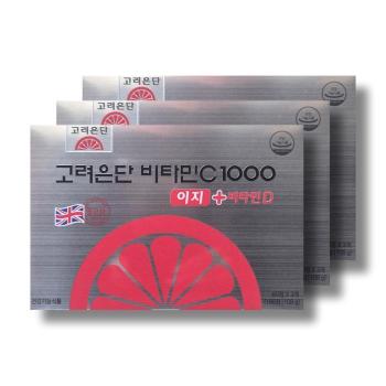 고려은단 비타민C 1000 이지 + 비타민D 600mg 180정 3박스 /wb (S47644657)