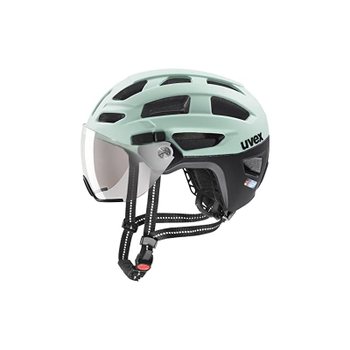 [해외] uvex(우벡스) 바이저 자전거 헬멧 LED 라이트 포함 CE 인증 독일 제조 finale visor / 52-57 cm