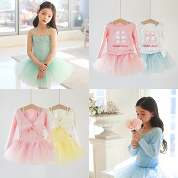 유아 발레워머 여아 주니어 발레복 세트