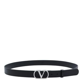 발렌티노 V 로고 시그니처 벨트 블랙 T0SM3 UPC 0NO 151646543