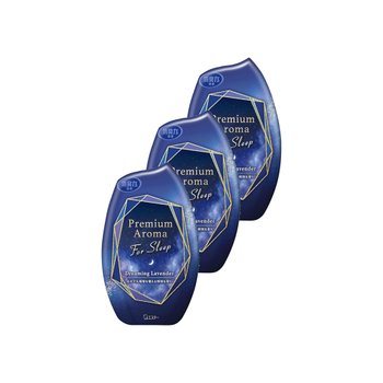 [해외] 쇼슈리키 침실 방향제 For Sleep 포슬립 라벤다향 400ml x 3개 프리미엄 아로마 방치형