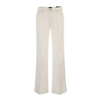 [해외배송] 세븐포올맨카인드 모던 도조 테일러리스 하이웨이스트 플레어 진 JSDEC850BC WHITE