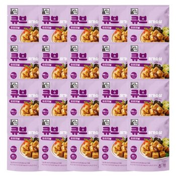 [육식토끼] 닭가슴살 소스큐브 100g 오리지널 50팩 (25팩+25팩)