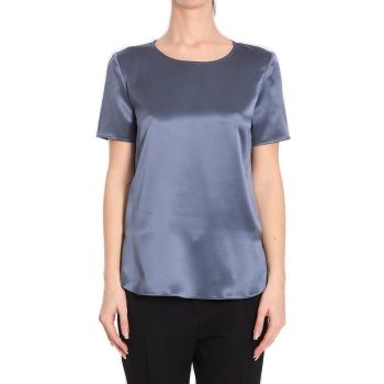 [해외] 25 FW  블루 디다 Dida 크루넥 새틴 실크 탑 251111102860010133 149358322