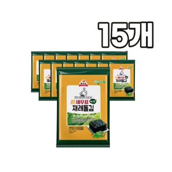 새우표 완도 녹차재래 돌김전장 30g x 15봉 아이들반찬/J (S50842968)