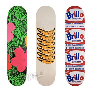 [해외] 모마 앤디 워홀 스케이트보드 벽장식 오브제 3종 택1 MOMA ANDY WARHOL SKATEBOARD
