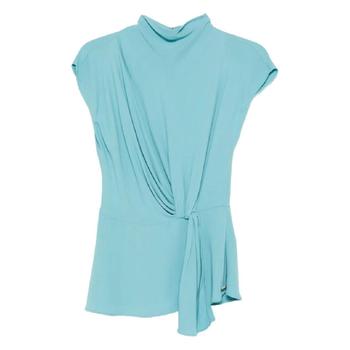 26 SS 칼라거펠트 비대칭 드레이프 탑 A3W11017 TP439344124