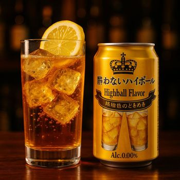 무알콜 하이볼 요와나이 하이볼맛 논알콜 탄산음료 350ml 1캔