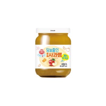 오뚜기 당을줄인 청송 사과쨈 290g 5개