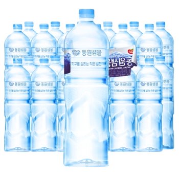 동원샘물 무라벨 2L×24개 생수 물