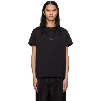 [해외] 메종마르지엘라 블랙 코튼 티셔츠 S30GC0701 S22816 900 Black /White Emb
