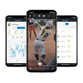 [해외] Blast Softball Swing Analyzer 야구 스윙 속도 분석 측정