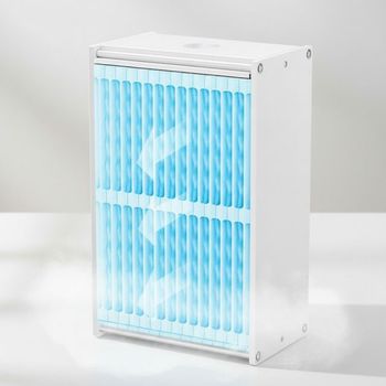 저소음 LED 무드등 미니 냉풍기 데스크용 수냉식 에어쿨러 필터 인테