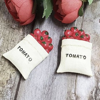 메모마그넷 음식 모형 마그넷 토마토 봉투 (WFI8RAM)