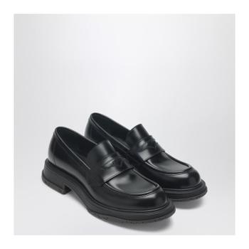 GUCCI 블랙 가죽 로퍼 로고 851396AADEO/XM_GUC-1000_604-6