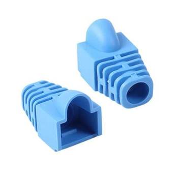 100개 통부트 CAT.6 7파이 RJ 블루 45 rj45 rj45커넥터 랜테스터기 랜툴세트 랜케이블