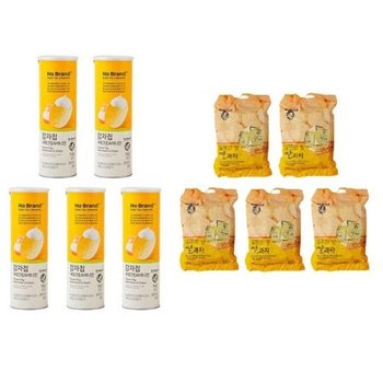 노브 랜드 감자칩 사워크림 어니언 160g x5개 + 달콤한 쌀과자 315g x5개 (41265120)