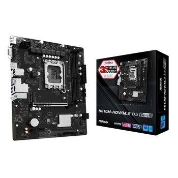 ASRock H610M-HDV/M.2 D5 Gen5 디앤디컴 (인텔 소켓1700 DDR5 메인보드)