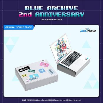 O.S.T - 블루 아카이브 2주년 기념 BLUE ARCHIVE CD ALBUM PACKAGE