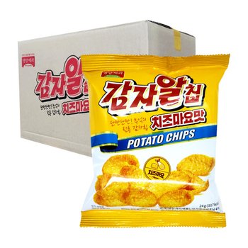 박스 감자알칩 치즈마요 24g 40입