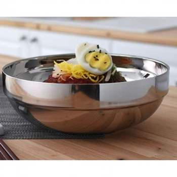 냉면기 소형 이중 진공 대접 여름 식기 그릇 라면기 스텐냉면기 국수그릇 라면그릇우동그릇
