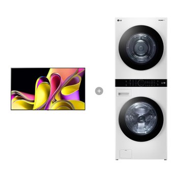 LG 건조기 + 세탁기 + TV W20WD-O65BW 배송무료