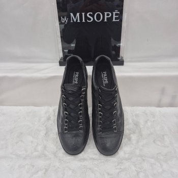 By미소페 남성 와이드 핏 스니커즈 121HZ830GP012 BLACK 1_JJ