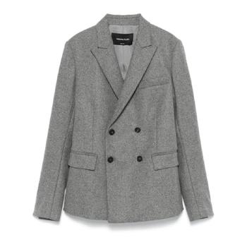 25 FW 파비아나필리피 더블 브레스티드 플란넬 블레이저 GCD224F696D76200