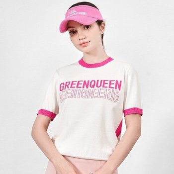 레포렌 그린퀸 여성골프 쿨 반팔니트 여자여름골프티