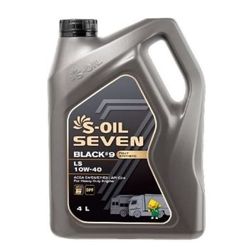 S-OIL QM99LT36 7 BLACK 9 LS 10W-40 4L 4개 1박스 디젤엔진오
