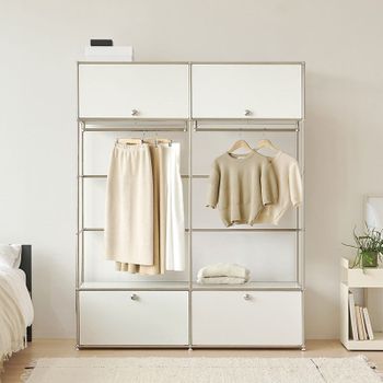 포스트모던 발렌 미드센츄리 드레스룸 시스템AA 모듈 옷장 1520..[34960740]