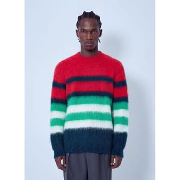 26 FW 라코스테 남성 Runway Striped Brushed Alpaca Blend Pique Sweater AG865 OP DD9J