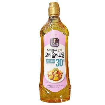 삼양사 큐원식이섬유풍부요리올리고당1.2KG x 2개 e22375