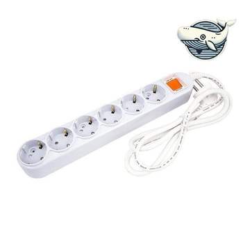 접지형 멀티탭 2.5M 안정성 높은 전원 컴퓨터 멀티탭