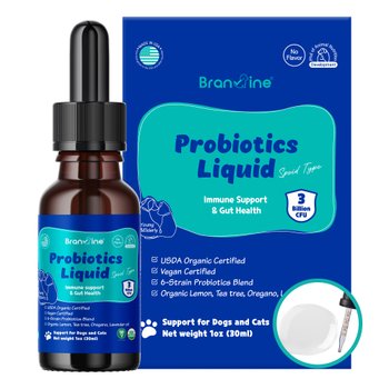 vita health(미국) [해외] 프로바이오틱스 액상 강아지 고양이 유산균 장염 췌장염 설사 면역 노견 노묘 아기 [1병]