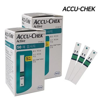 아큐첵 액티브 혈당시험지 100매 스트립 혈당지