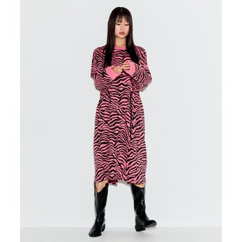 [스타필드 고양] 라이프워크 여성) 지브라 레더 와펜 원피스 LW224OP805