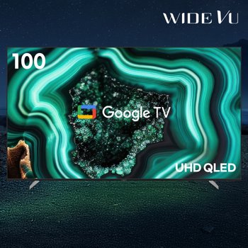 와이드뷰 254cm 4K UHD QLED 구글 스마트 TV EKW1001QA
