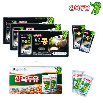 삼육두유 검은콩과칼슘60팩+오리지널20팩(총80팩)