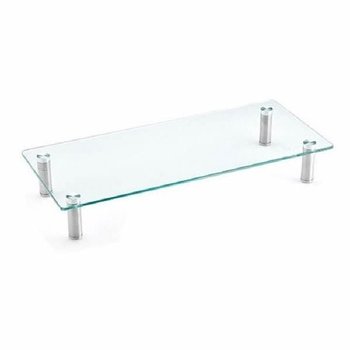 고품질 베이직 모니터 받침대(BTS-003D L 투명 플러그) 모니터선반 (W70667E)