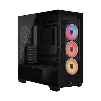 CORSAIR 3500X LX-R RGB iCUE LINK 강화유리 (블랙)