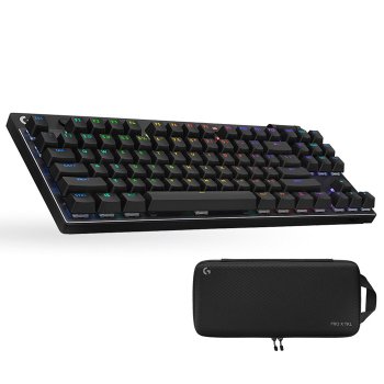 [해외] 로지쿨 G PRO X TKL LIGHTSPEED 무선 게이밍 키보드 GX 스위치 리니어 블랙