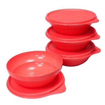 타파웨어 편리한 믹싱볼 샐러드볼 보관통 자몽 300ml 4종