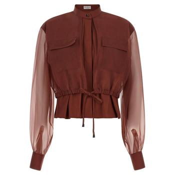 [해외] 26SS 브루넬로 쿠치넬리 블라우스 M0091NC416C9093 Brown